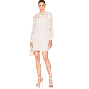 Needle & Thread Crochet Lace Dress Size 8
White Blush Pink Bridal Wedding